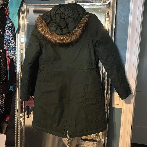 The North Face Women's Dark Green Ski Jacket - Picture 3 of 4